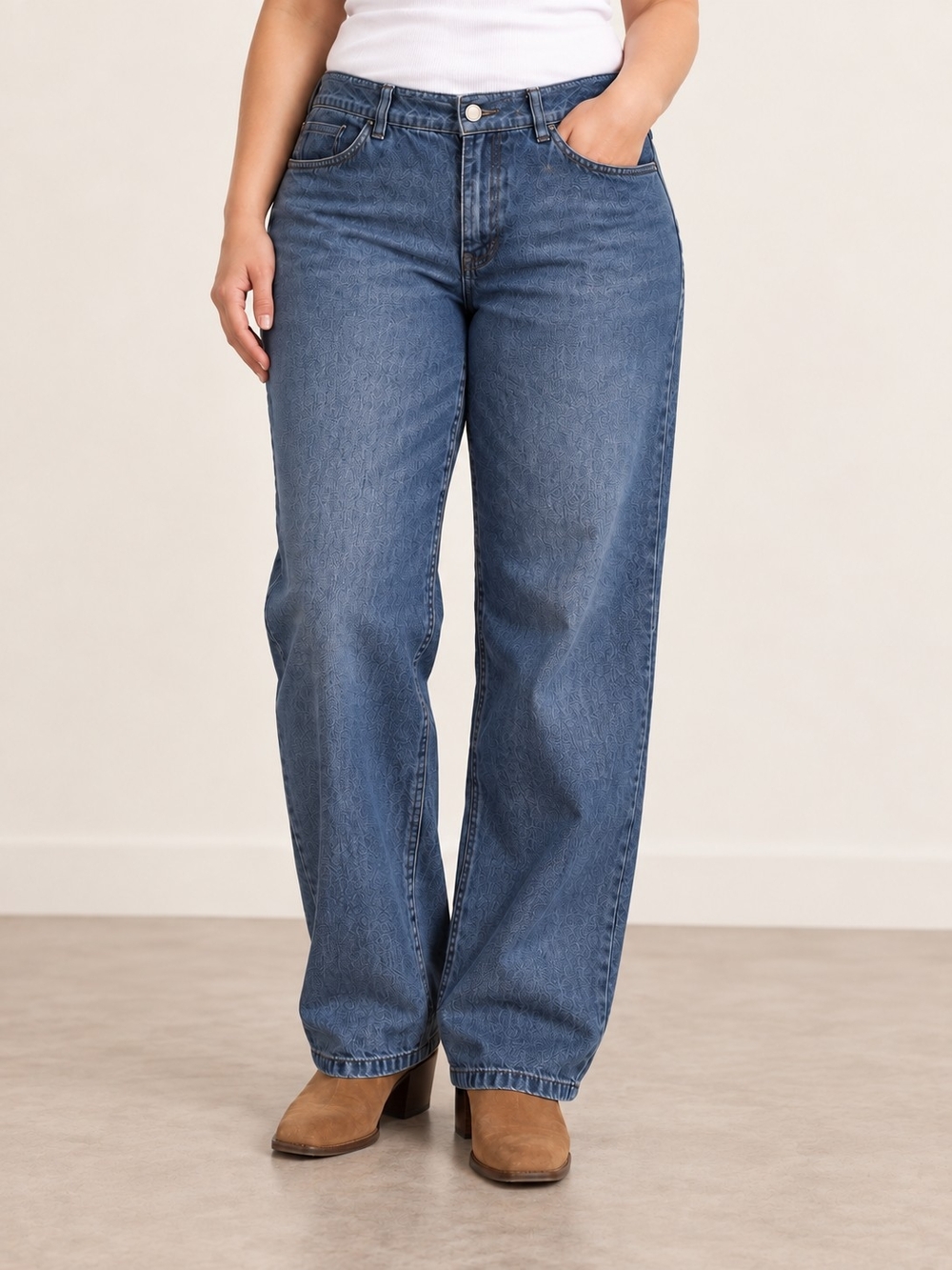 L.L.Bean Women’s Size 20 Wide Leg Jeans Medium Wash Denim